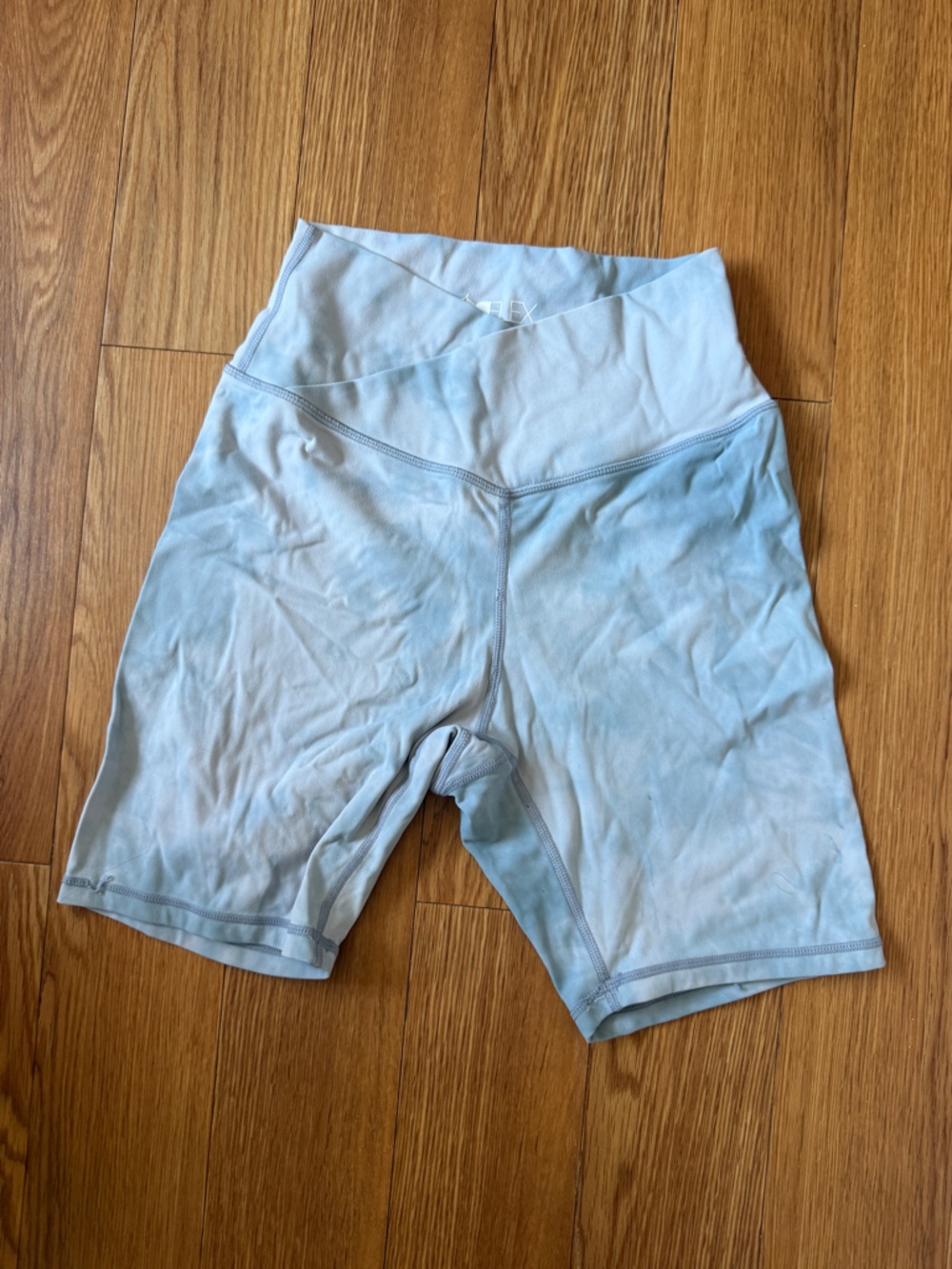 POPFLEX Light Blue Women's Bike Shorts